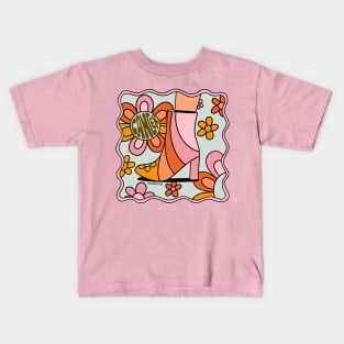 Cancer Groovy Boot Kids T-Shirt